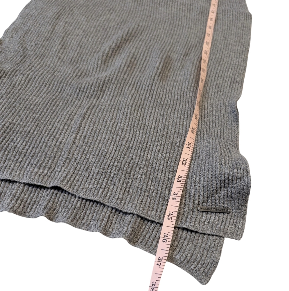 Carve Designs Zapata Scarf Pewter Heather Ribbed Wrap Neck Warmer - Picture 6 of 7